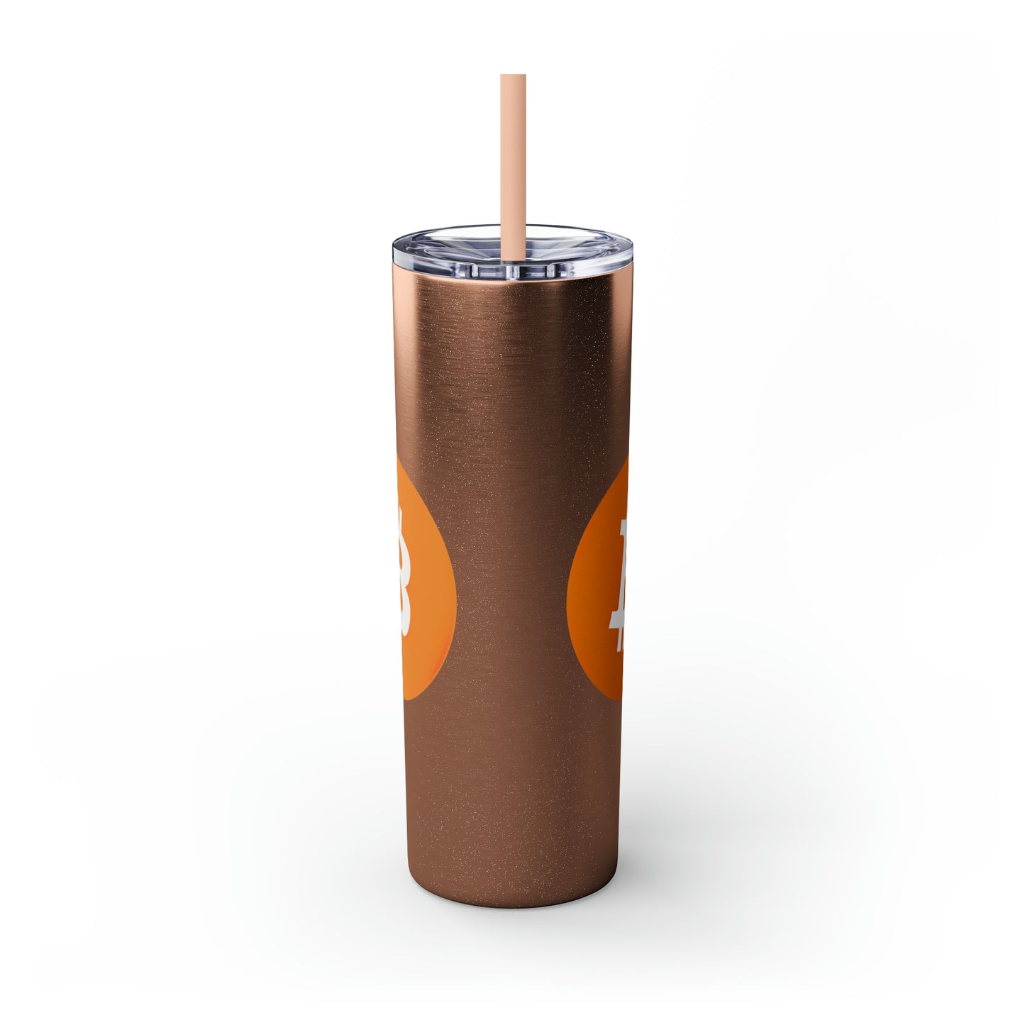 Bitcoin tumbler, bitcoin cup, black bitcoin tumbler