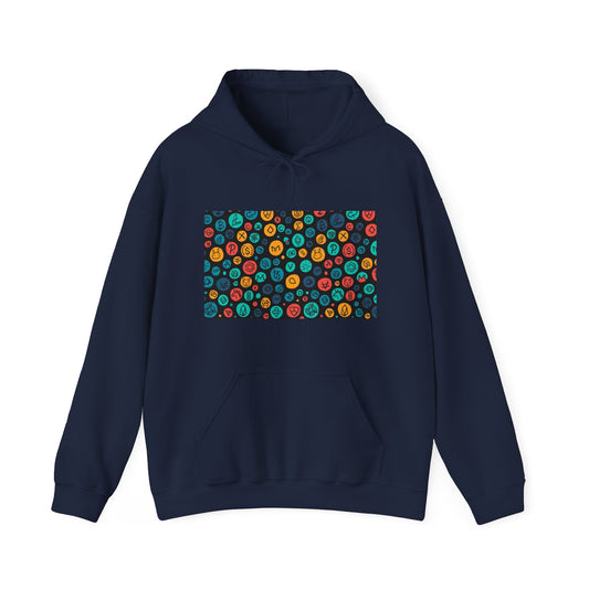 Cryptocurrency Logo Hoodie, Fashionable Blockchain Clothing, Ideal for Crypto Investors and Enthusiasts, Perfect Tech Gift Idea