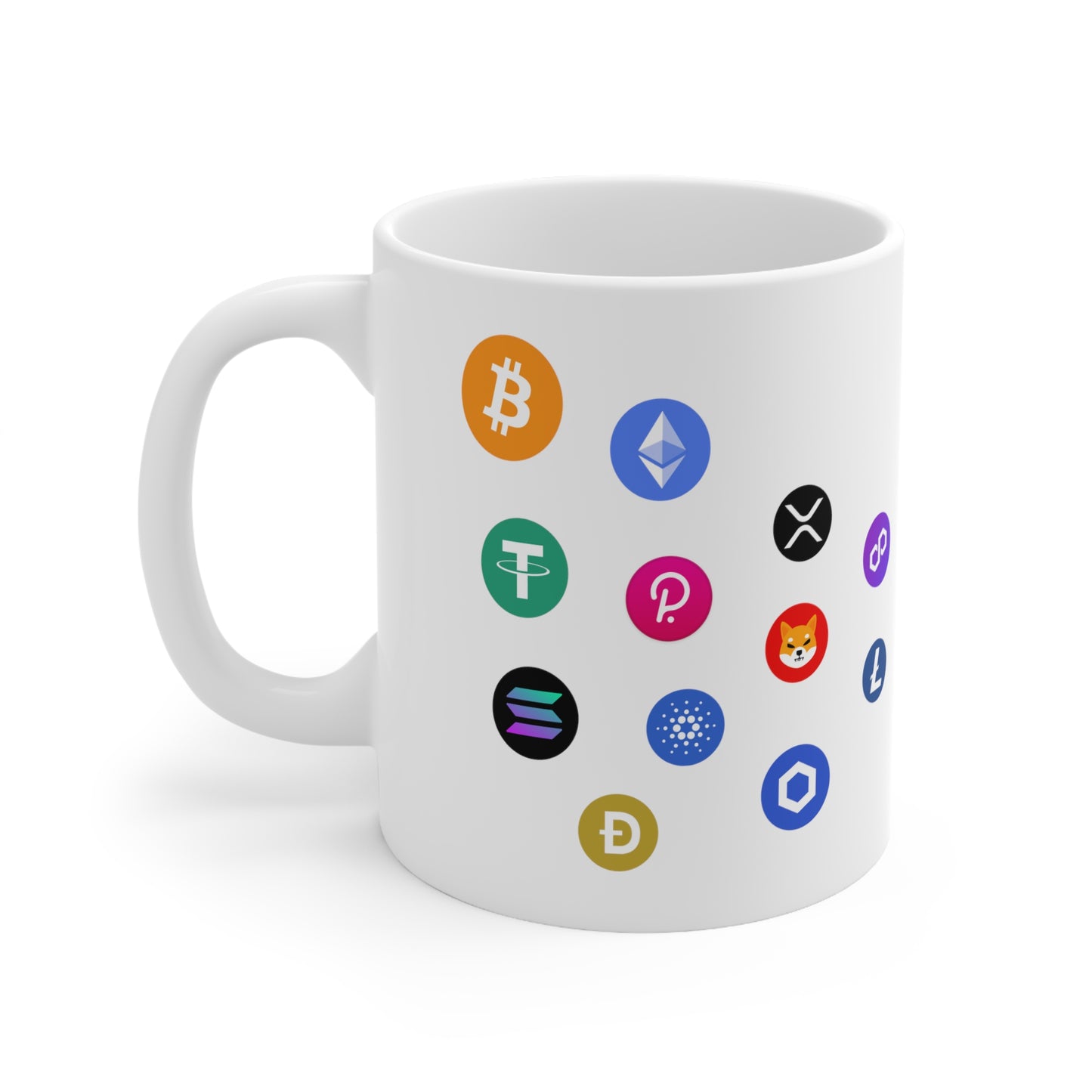 Cryptocurrency Mug - Unique Blockchain Design - Perfect for Coffee & Crypto Lovers - Great Tech Enthusiast Gift11oz