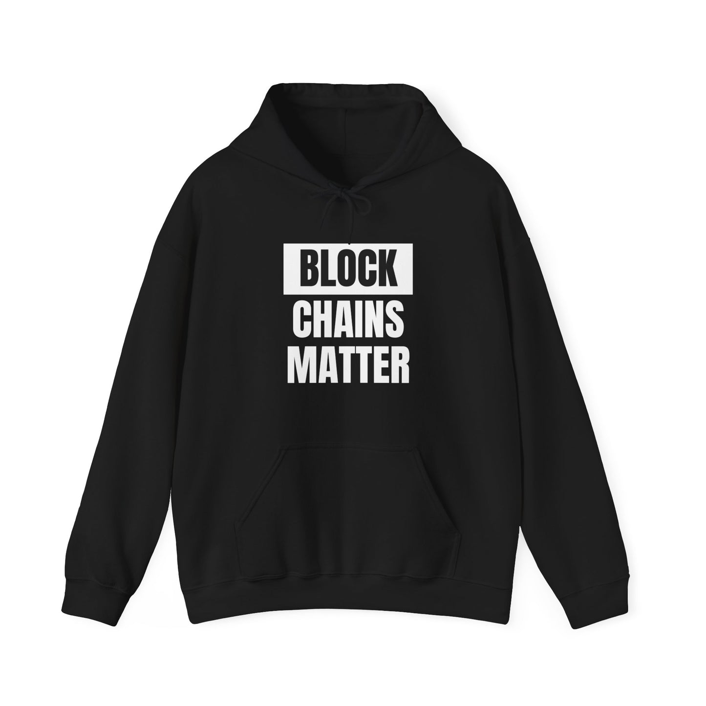 Blockchain Hoodie, Black Blockchanin