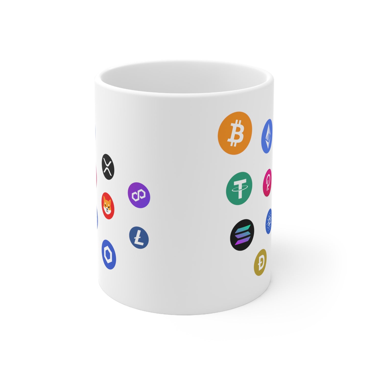 Cryptocurrency Mug - Unique Blockchain Design - Perfect for Coffee & Crypto Lovers - Great Tech Enthusiast Gift11oz