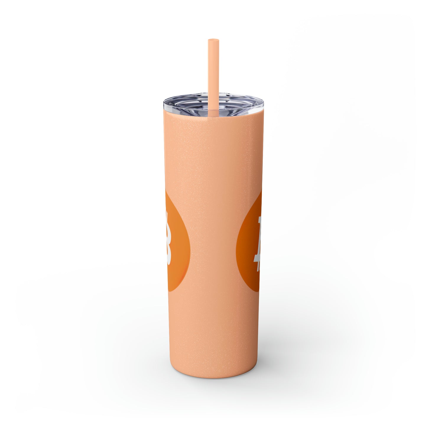 Bitcoin tumbler, bitcoin cup, black bitcoin tumbler