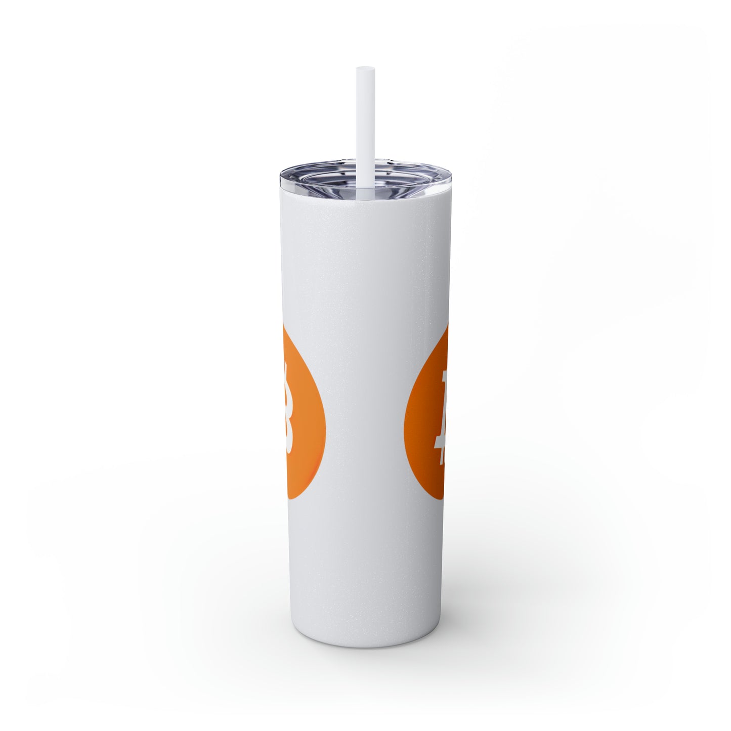 Bitcoin tumbler, bitcoin cup, black bitcoin tumbler