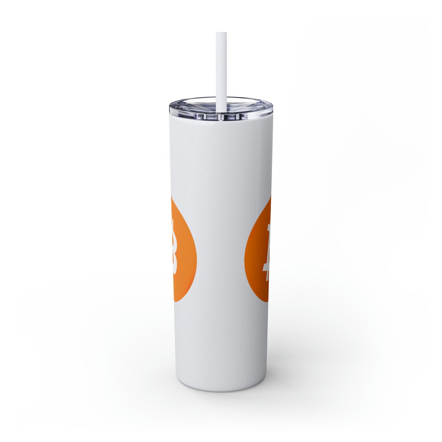 Bitcoin tumbler, bitcoin cup, black bitcoin tumbler