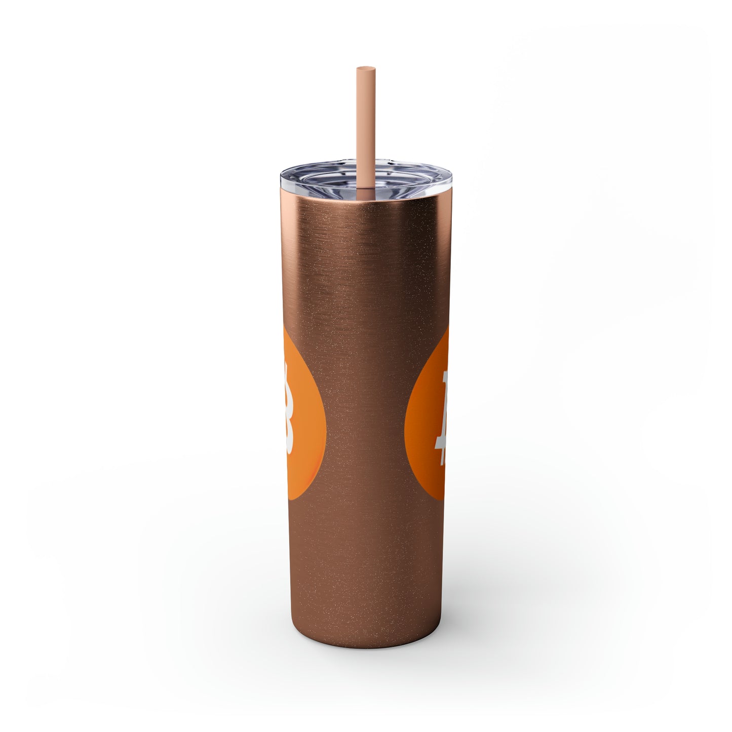 Bitcoin tumbler, bitcoin cup, black bitcoin tumbler