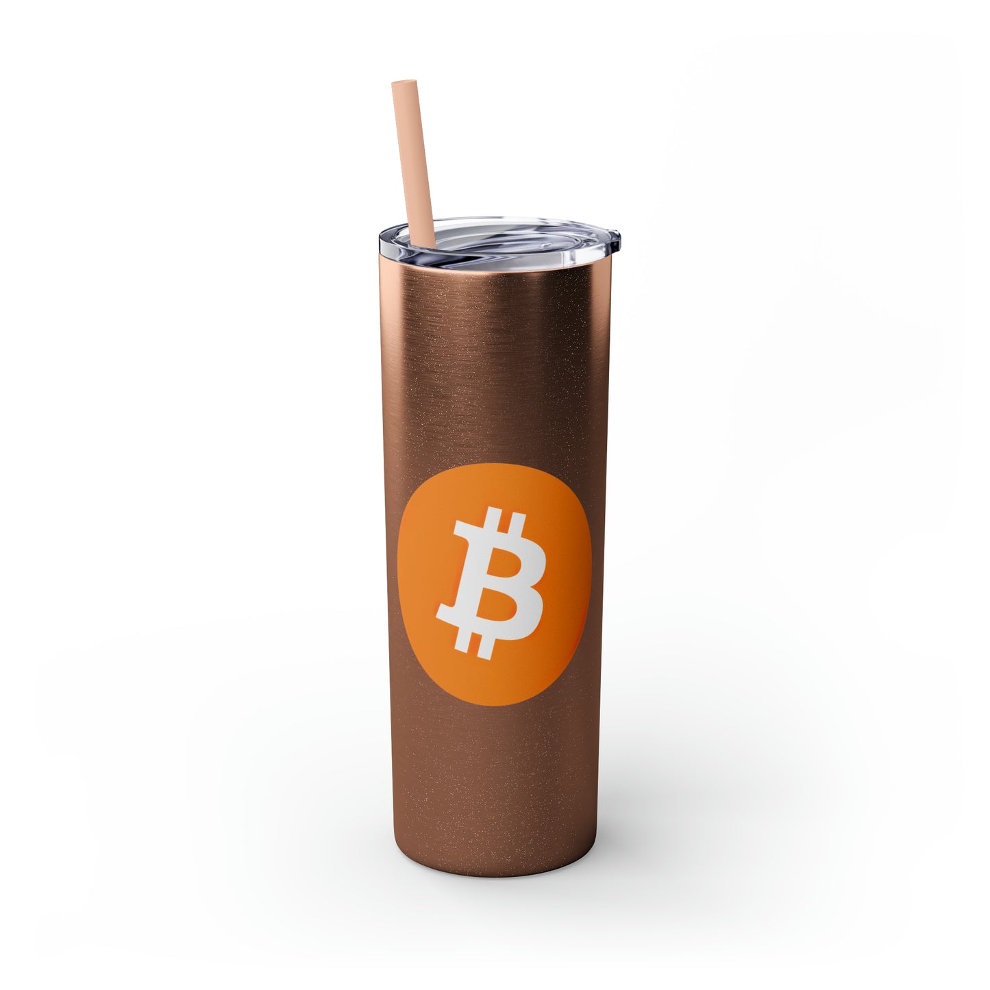 Bitcoin tumbler, bitcoin cup, black bitcoin tumbler