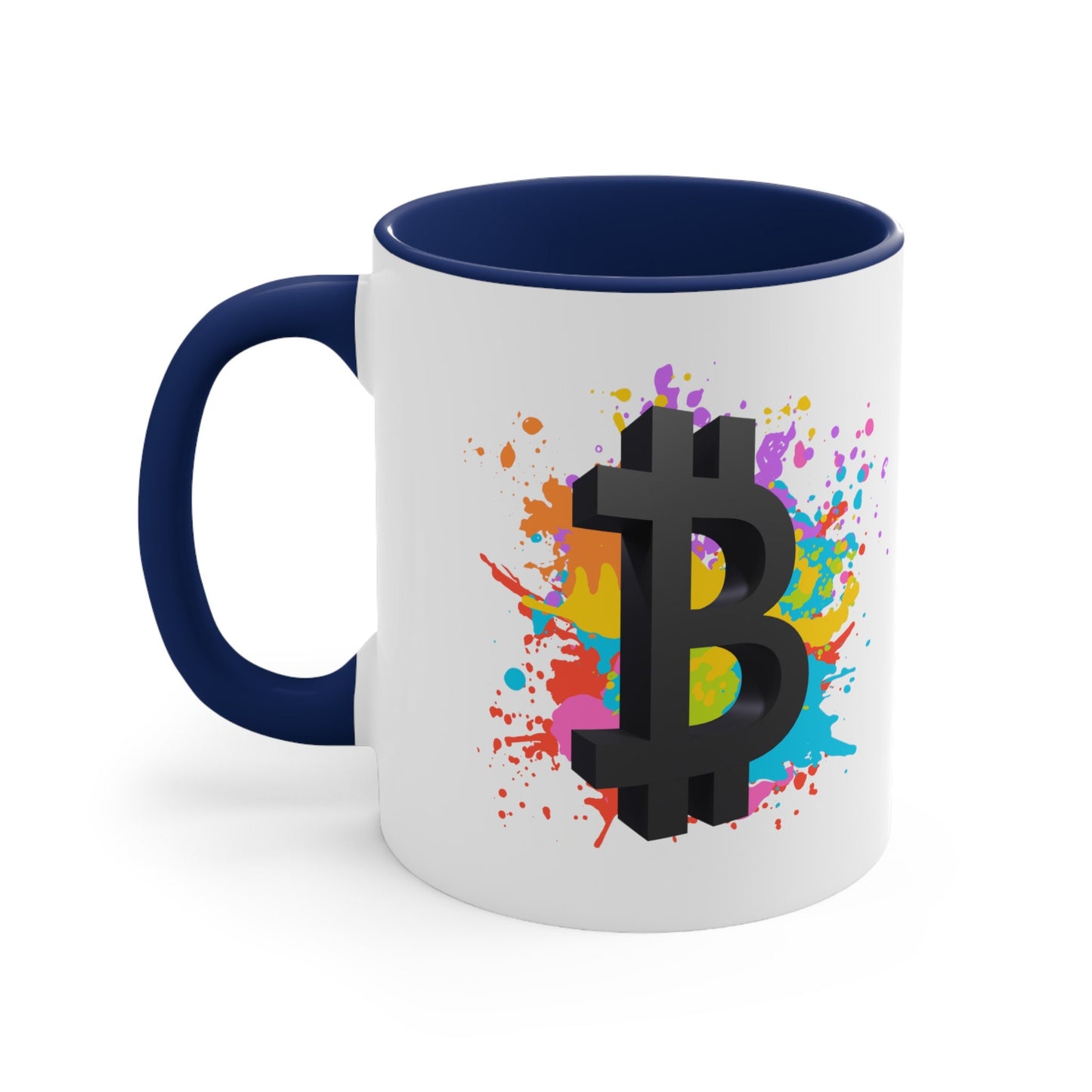 Bitcoin Logo Mug - Unique Crypto Coffee Cup, Perfect for Blockchain Enthusiasts, Ideal Tech Gift 11oz