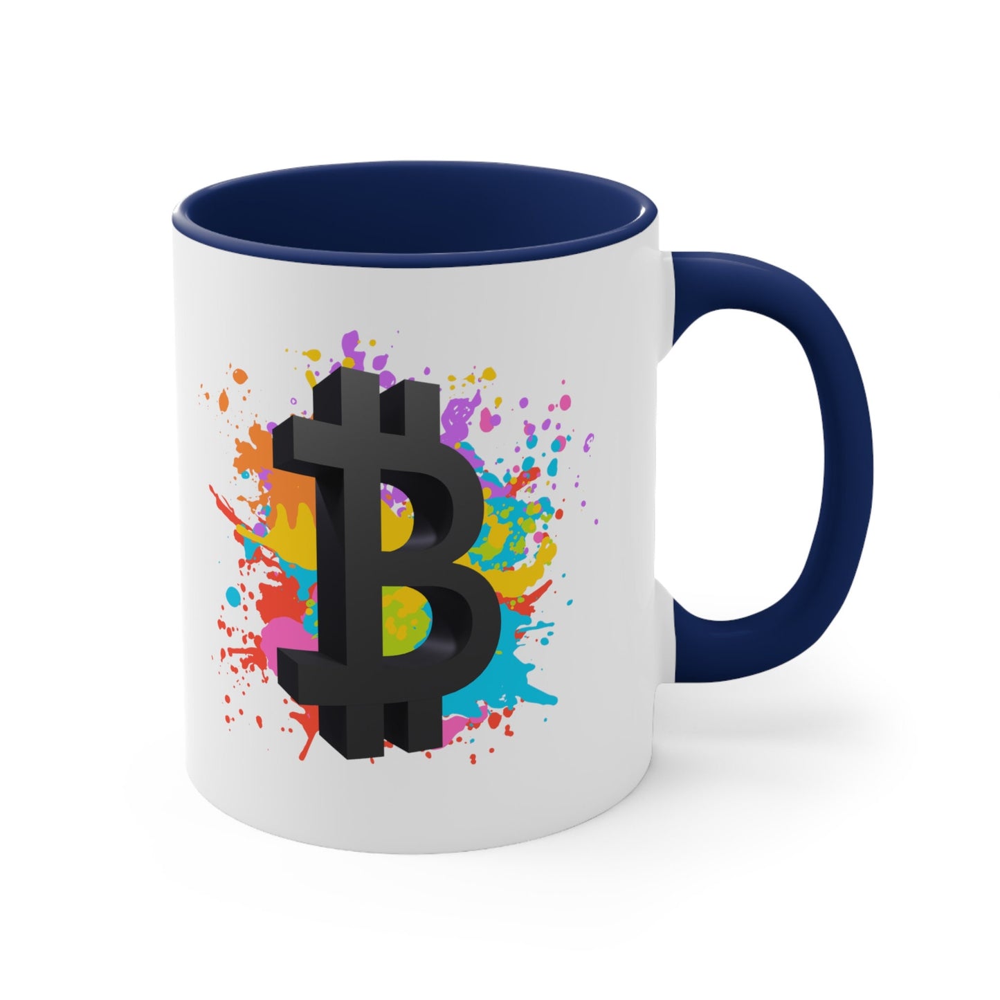 Bitcoin Logo Mug - Unique Crypto Coffee Cup, Perfect for Blockchain Enthusiasts, Ideal Tech Gift 11oz