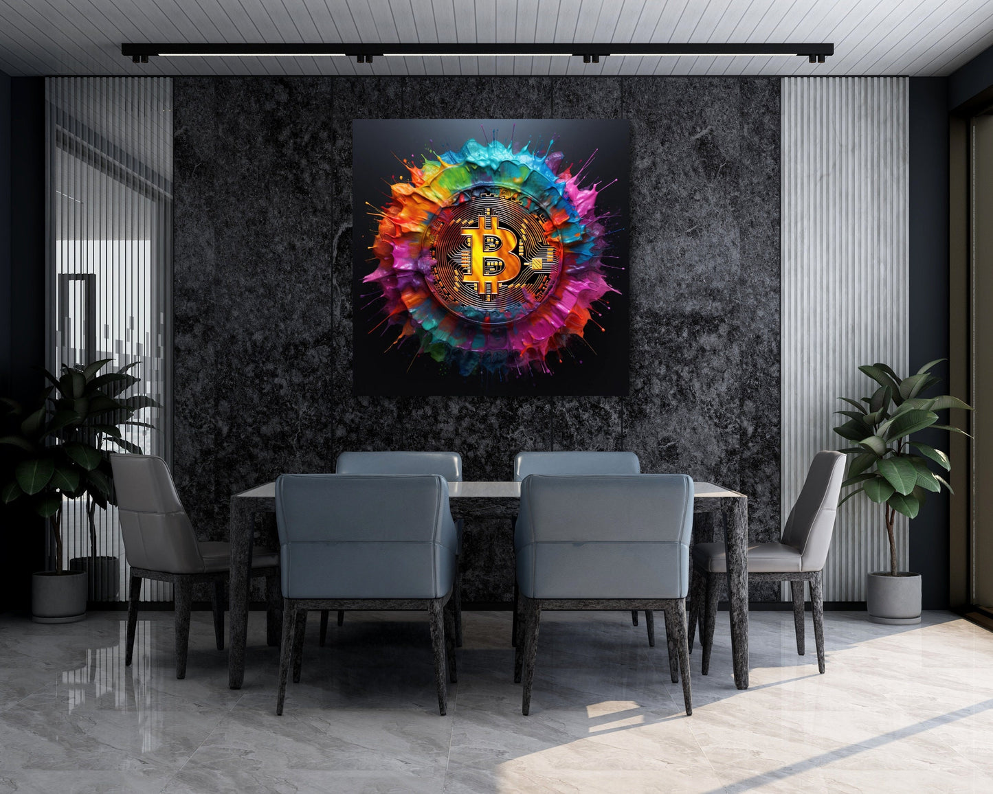 Bitcoin Art, Bitcoin Canvas