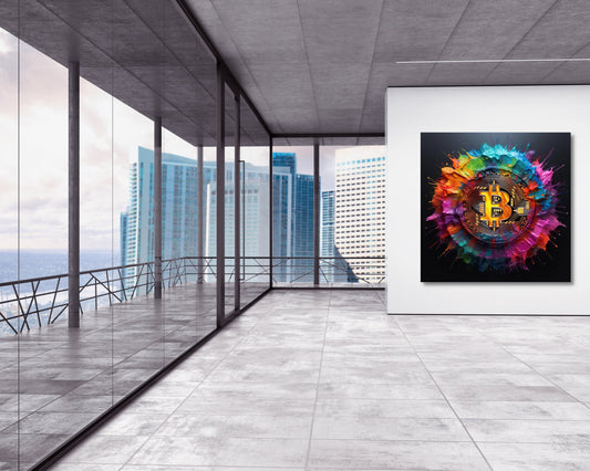 Bitcoin Art, Bitcoin Canvas