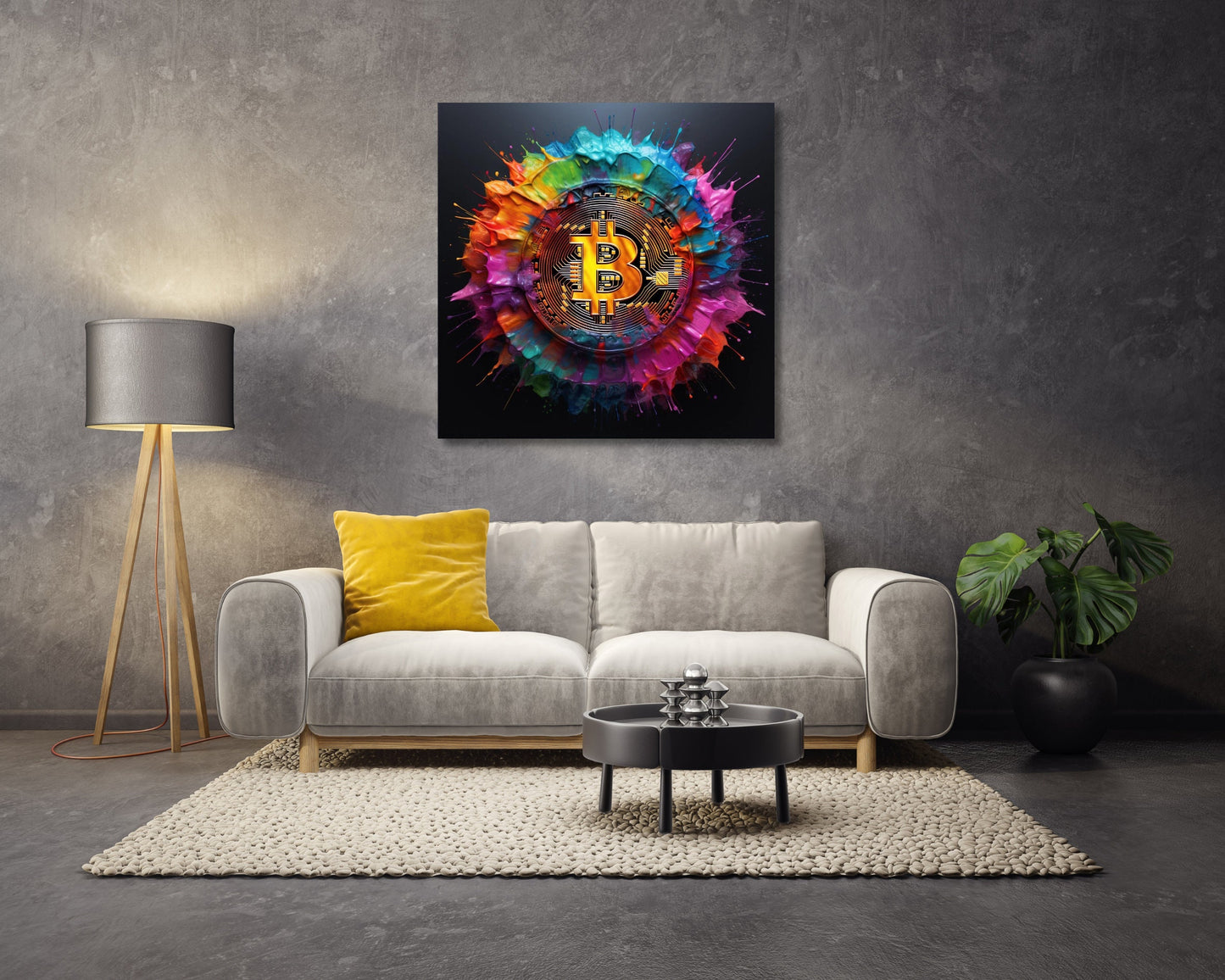 Bitcoin Art, Bitcoin Canvas