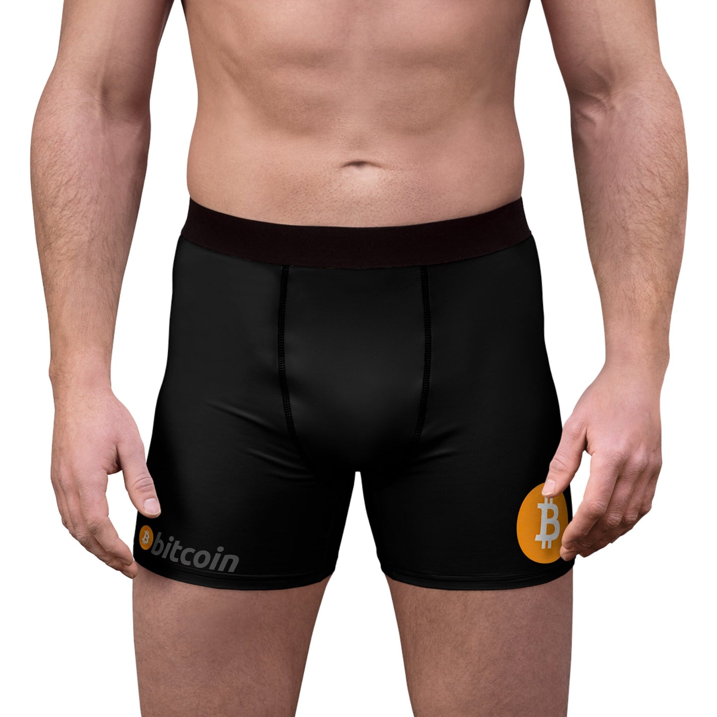 Bitcoin Men's Boxers, Bitcoin underwear, bitcoin boxer briefs