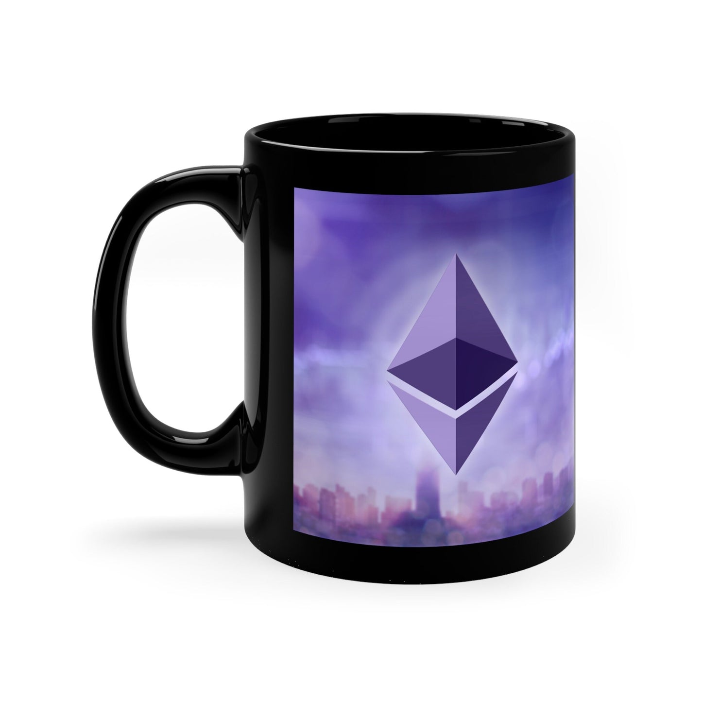 Ethereum Mug - Unique Blockchain Design, Perfect for Crypto Enthusiasts, Great Gift for Tech Lovers