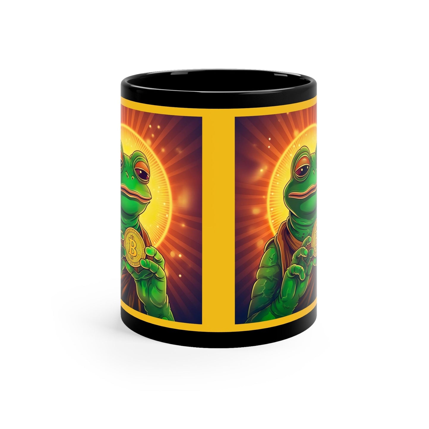 Pepe Coin Mug - Unique Crypto Themed Coffee Cup, Perfect for Meme Lovers & Digital Currency Enthusiasts, Great Gift Idea