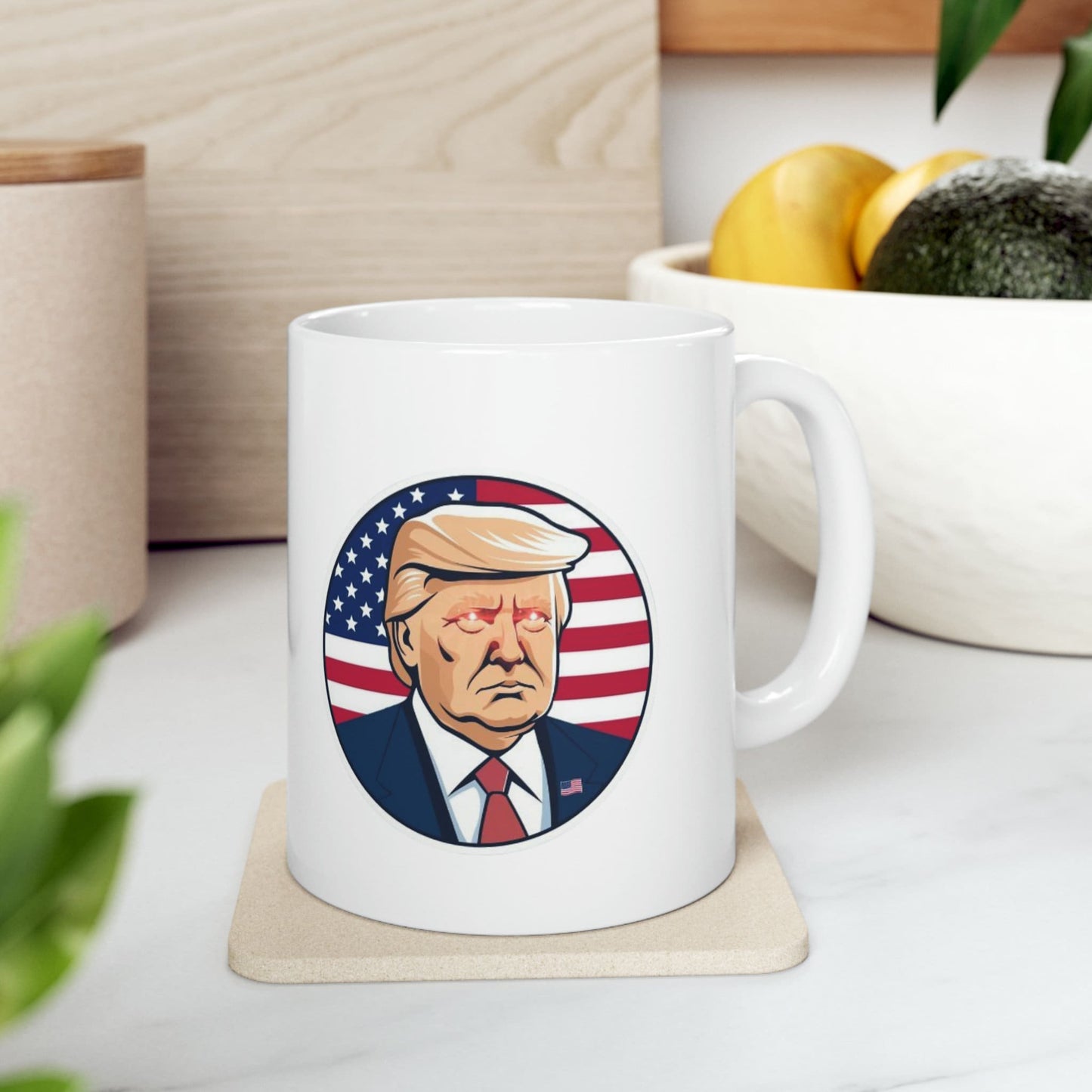 Donald Trump MAGA Memecoin Mug