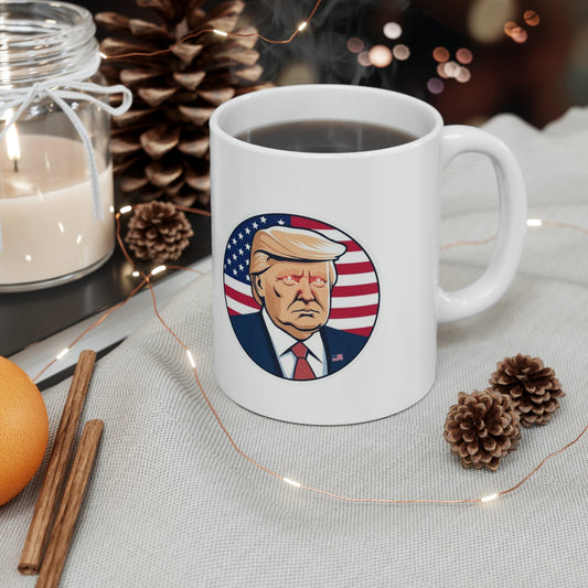 Donald Trump MAGA Memecoin Mug